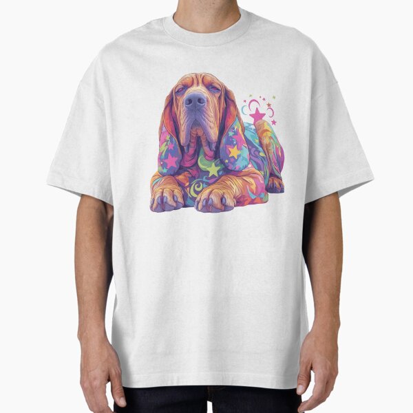 Colorful bloodhound - Adult & Kids T-Shirts, Sweatshirts & Hoodies apparel design preview 1