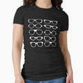 Eyeglasses pattern 2 optician gift Fitted - Adult & Kids T-Shirts, Sweatshirts & Hoodies apparel design preview 1