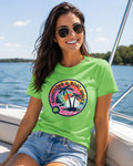 Girlie Girl Originals Sun Boat Waves - Adult & Kids T-Shirts, Sweatshirts & Hoodies apparel design preview 1