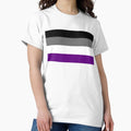 Seamless Repeating Asexual Pride Flag Pattern - Adult & Kids T-Shirts, Sweatshirts & Hoodies apparel design preview 1