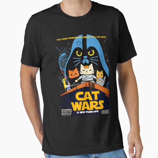 Cat Wars: Movie Parody - Adult & Kids T-Shirts, Sweatshirts & Hoodies apparel design preview 1