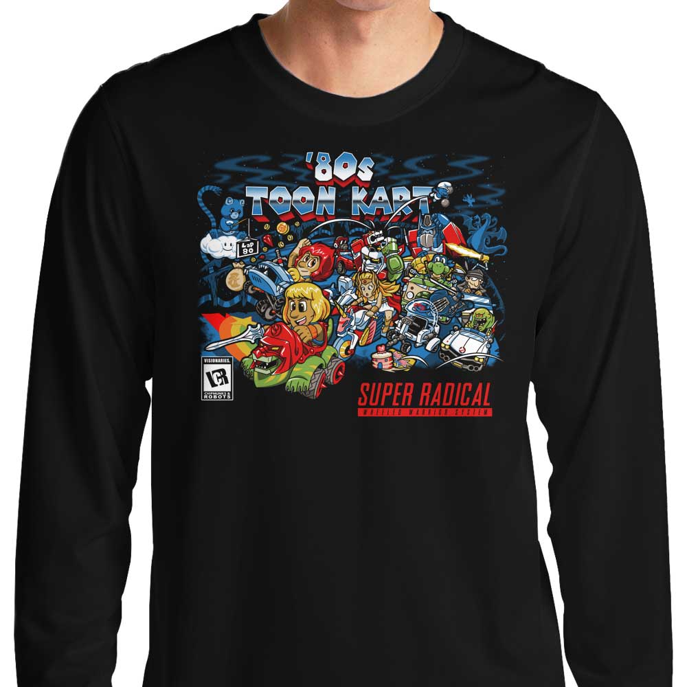80's Toon Kart - Adult & Kids T-Shirts, Sweatshirts & Hoodies apparel design preview 1
