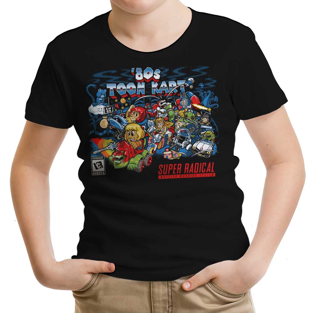 80's Toon Kart Youth Apparel - Adult & Kids T-Shirts, Sweatshirts & Hoodies apparel design preview 1