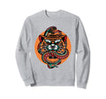 Tiger Snake Traditional Tattoo Flash Sweatshirt - Graphic Print Unisex - T-Shirt, Sweatshirt, Hoodie