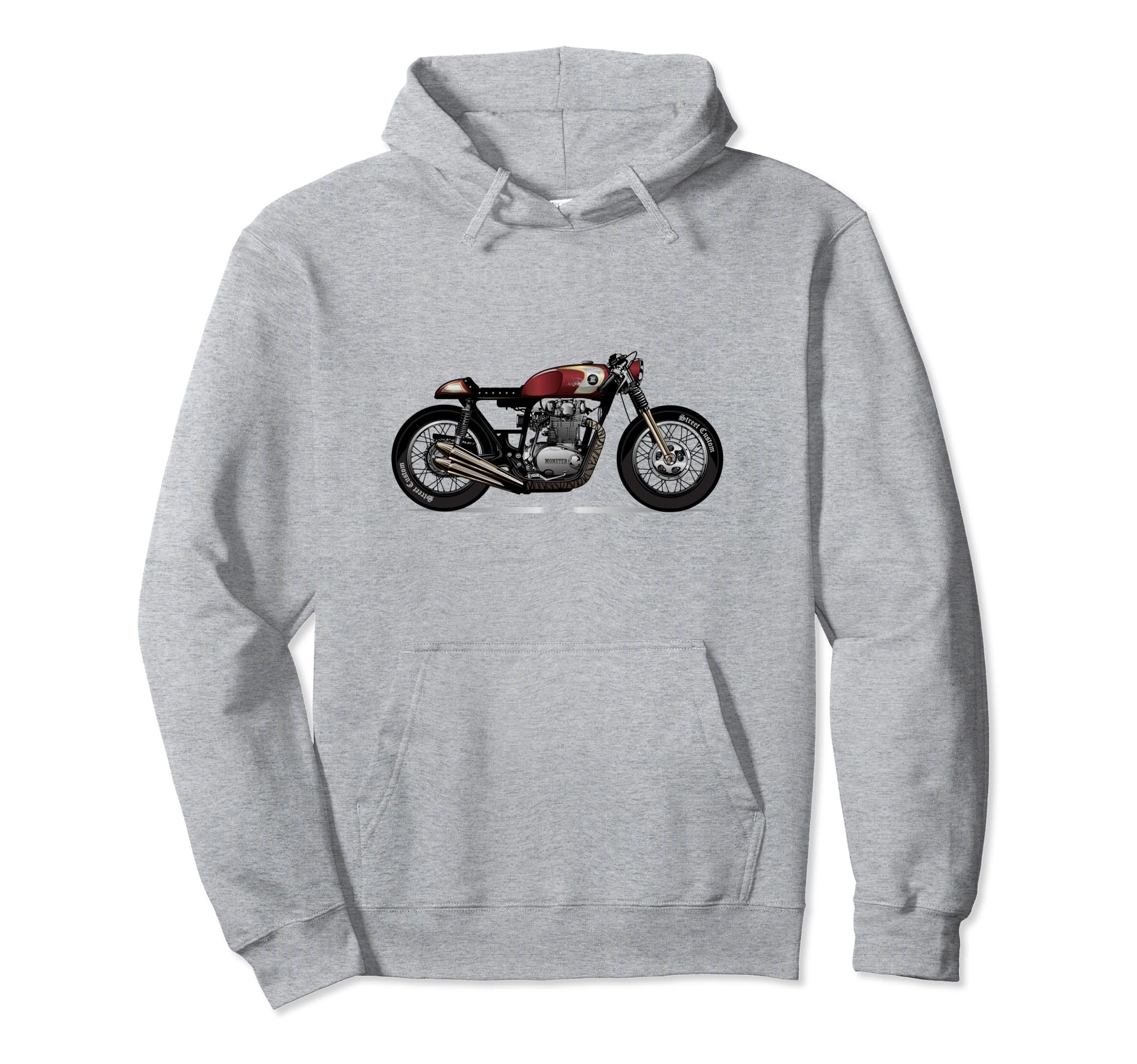 Bike Moto Motorcycle Hoody Biker Hoodie - Casual Everyday Wear for Adults - T-Shirt, Sweatshirt, Hoodie
