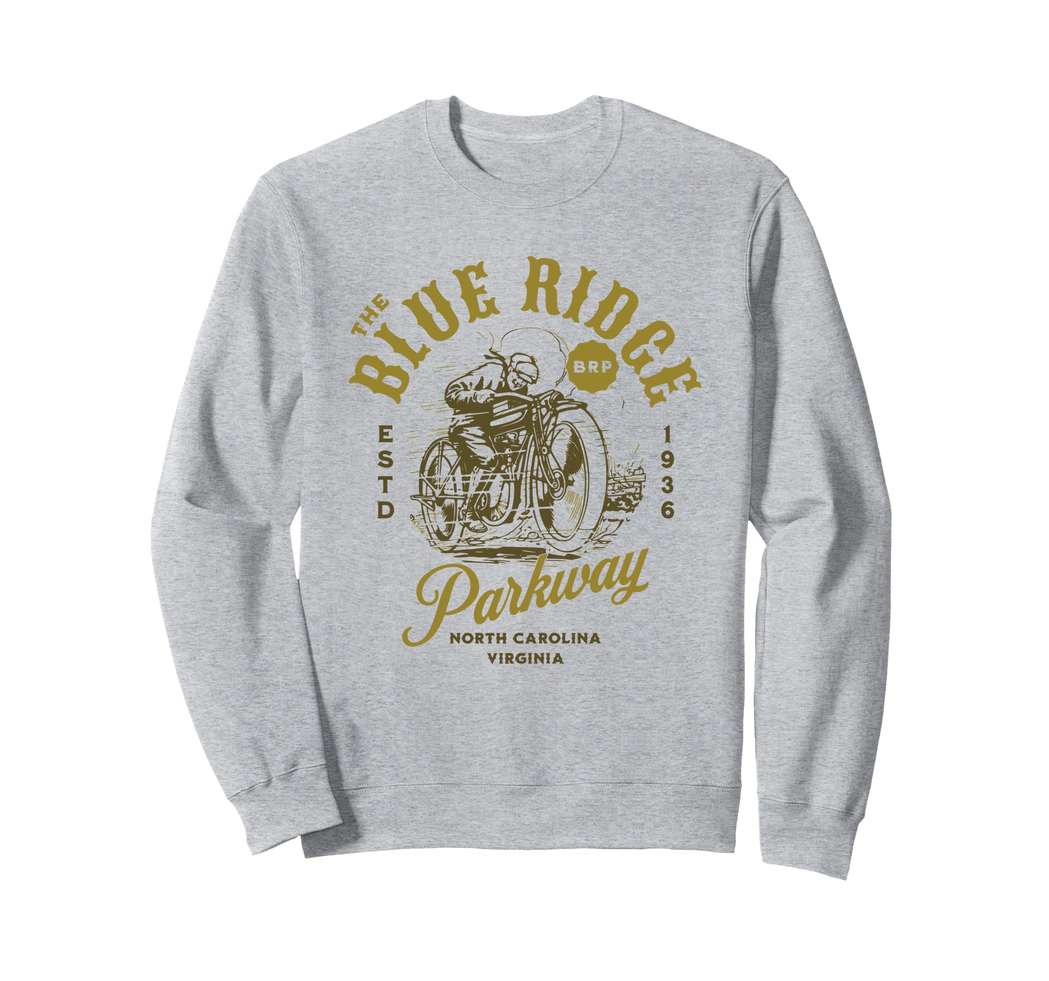 Blue Ridge Parkway Motorcycle Sweatshirt - Trendy Graphic Unisex - T-Shirt, Sweatshirt, Hoodie