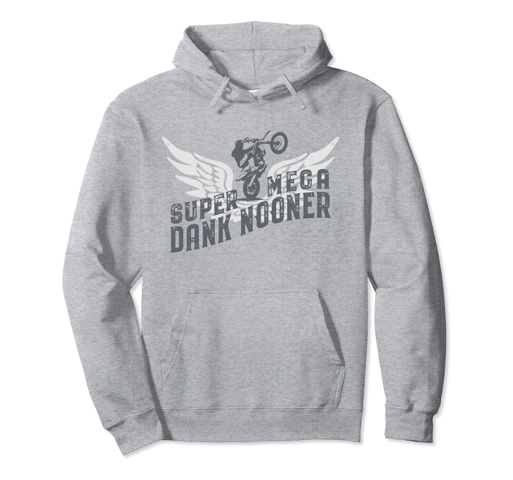Motorcycle Stunts Mega Dank Nooners Wheelie Hoodie - Trendy Graphic Unisex - T-Shirt, Sweatshirt, Hoodie