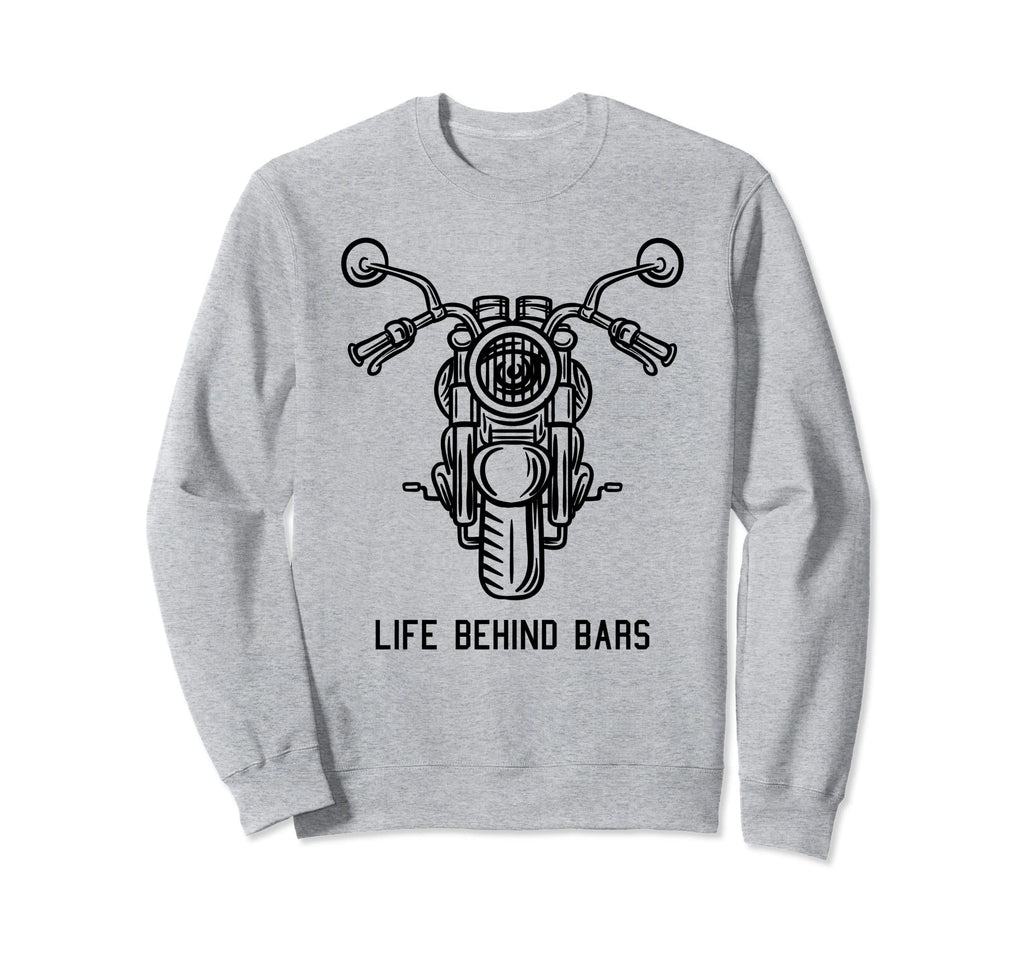 Distressed Motorcycles Life Sweatshirt - Streetwear Style for Adults - T-Shirt, Sweatshirt, Hoodie