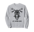 Distressed Motorcycles Life Sweatshirt - Streetwear Style for Adults - T-Shirt, Sweatshirt, Hoodie