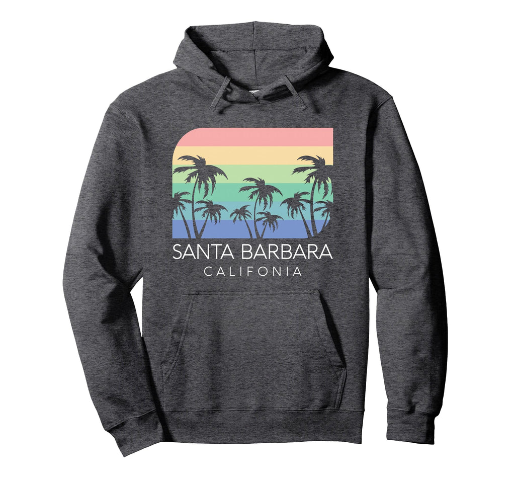 Santa Barbara Beach California Surf Hoodie - Trendy Graphic for Adults - T-Shirt, Sweatshirt, Hoodie
