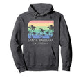 Santa Barbara Beach California Surf Hoodie - Trendy Graphic for Adults - T-Shirt, Sweatshirt, Hoodie