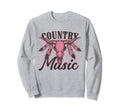 Leopard Bleached Bull Skull Western Sweatshirt - Trendy Graphic for Adults - T-Shirt, Sweatshirt, Hoodie