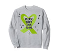 Please Dont Talk To Me Sweatshirt - Fun Novelty Design for Adults - T-Shirt, Sweatshirt, Hoodie