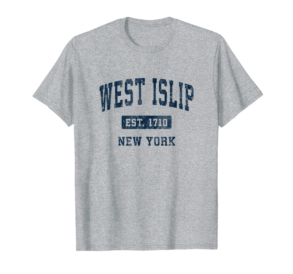 West Islip New York Ny Athletic T-Shirt - Minimalist Print for Adults - T-Shirt, Sweatshirt, Hoodie