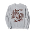 German Shepherd Ufo Western Alien 90S Sweatshirt - Minimalist Print Unisex - T-Shirt, Sweatshirt, Hoodie