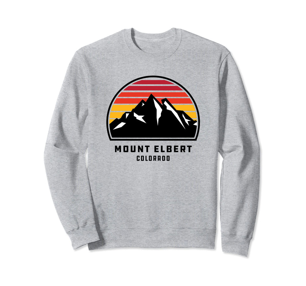 Mount Elbert Colorado Mountain Sweatshirt - Minimalist Print for Adults - T-Shirt, Sweatshirt, Hoodie