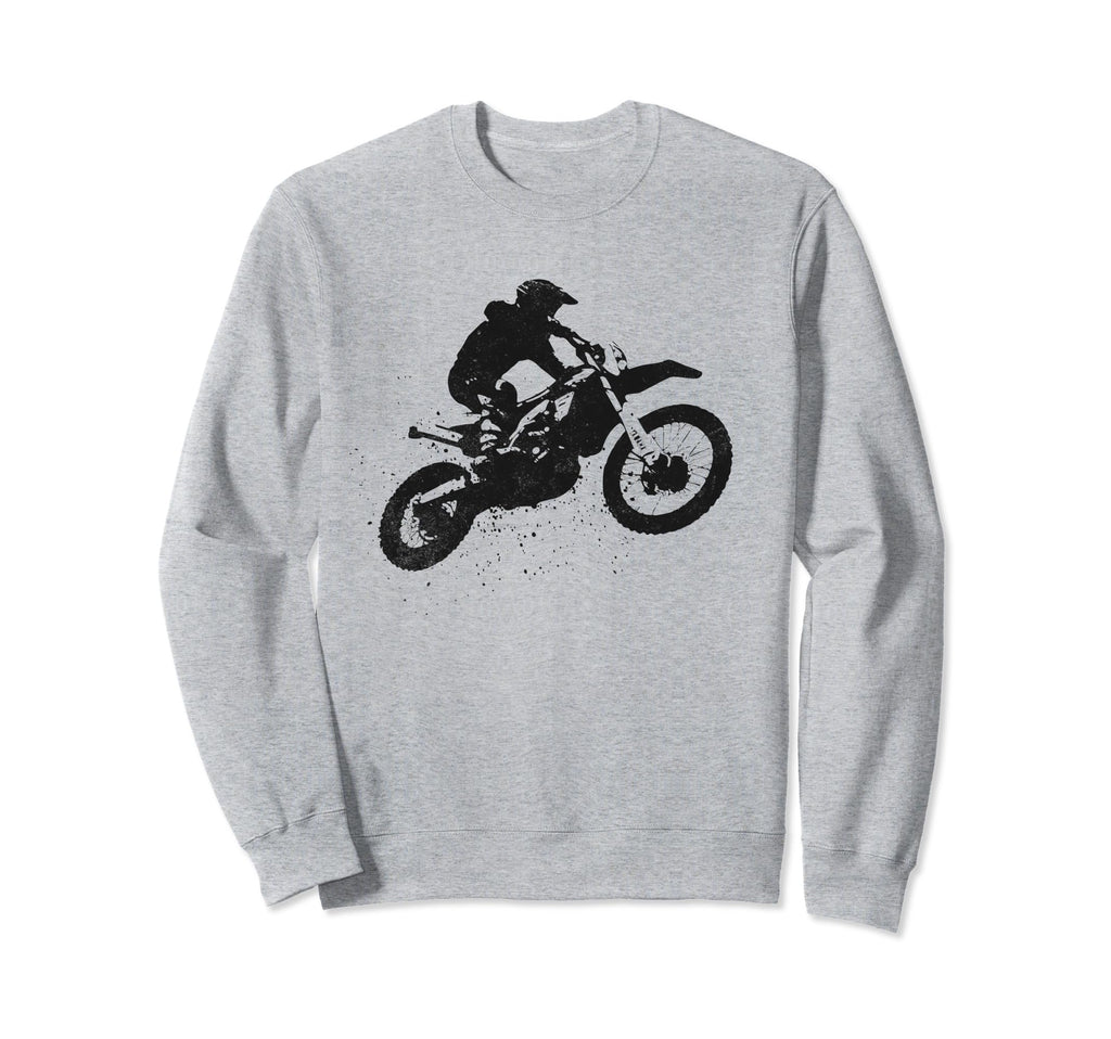 Dirt Bike Riding Motocross Racing Sweatshirt - Unique Graphic Men Women - T-Shirt, Sweatshirt, Hoodie