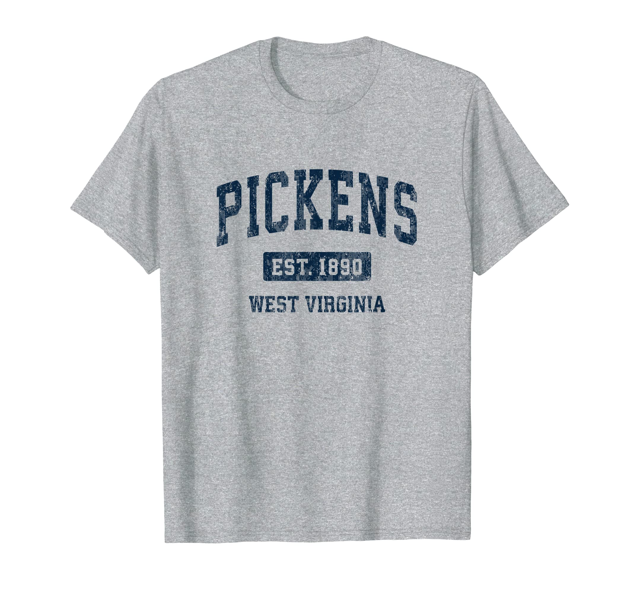 Pickens West Virginia Wv Athletic T-Shirt - Novelty Apparel for Adults - T-Shirt, Sweatshirt, Hoodie