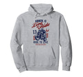 Ammon Idaho Motorcycle Skull Rider Hoodie - Streetwear Style Men Women - T-Shirt, Sweatshirt, Hoodie