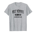 West Memphis Arkansas Ar Sports Black T-Shirt - Trendy Graphic Men Women - T-Shirt, Sweatshirt, Hoodie