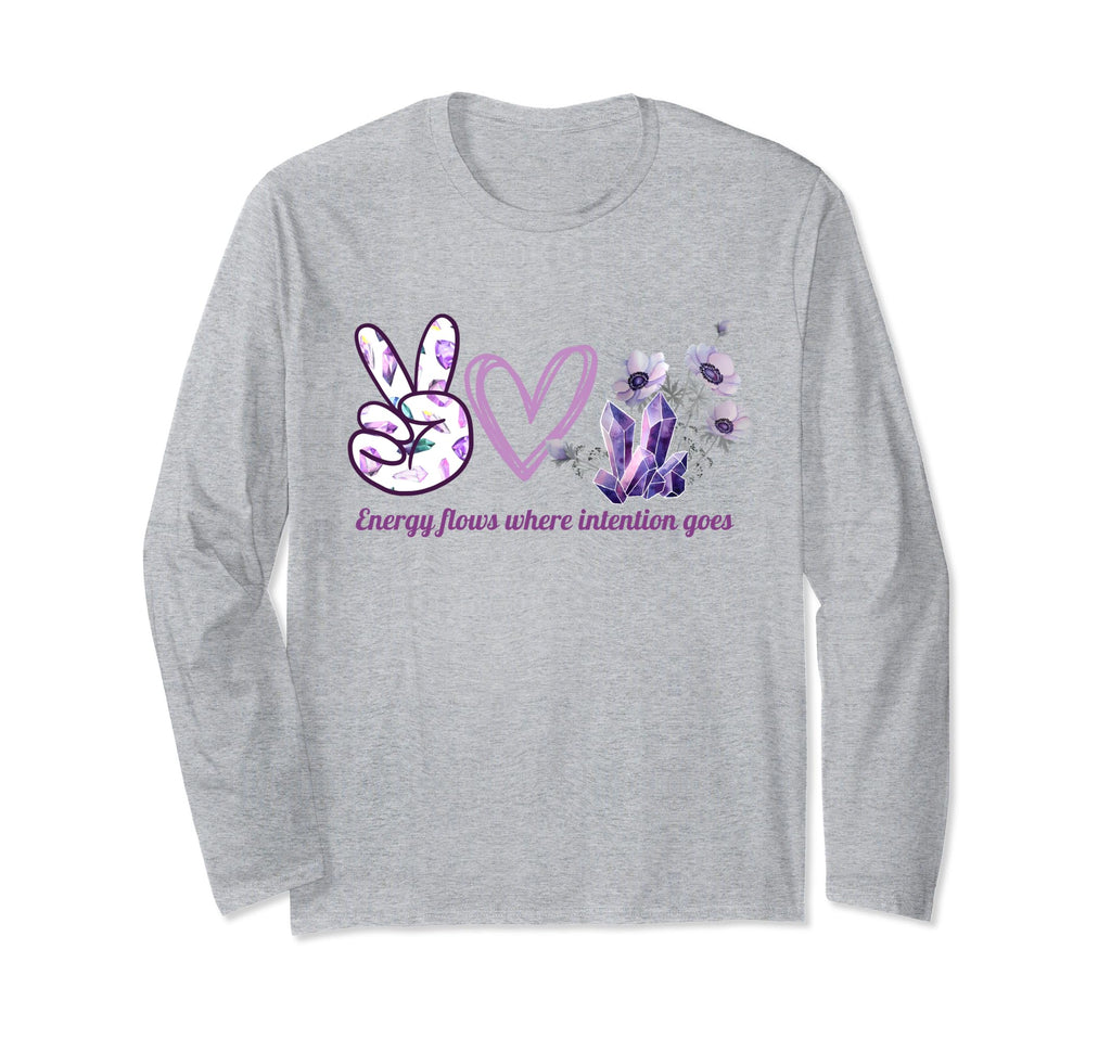 Energy Flows Where Intentions Go Reiki T-Shirt - Minimalist Print Unisex - T-Shirt, Sweatshirt, Hoodie
