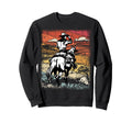 Cowboy Shirts Mens Western Riding Horse Sweatshirt - Unique Graphic Unisex - T-Shirt, Sweatshirt, Hoodie
