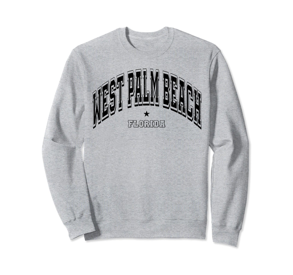 Throwback Athletic West Palm Beach Sweatshirt - Streetwear Style Men Women - T-Shirt, Sweatshirt, Hoodie