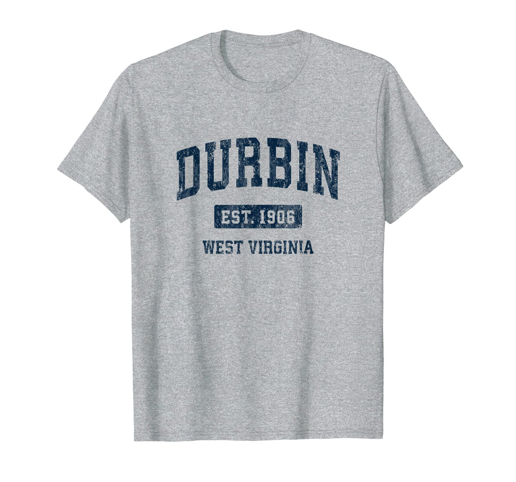 Durbin West Virginia Wv Athletic Sports T-Shirt - Novelty Apparel Men Women - T-Shirt, Sweatshirt, Hoodie