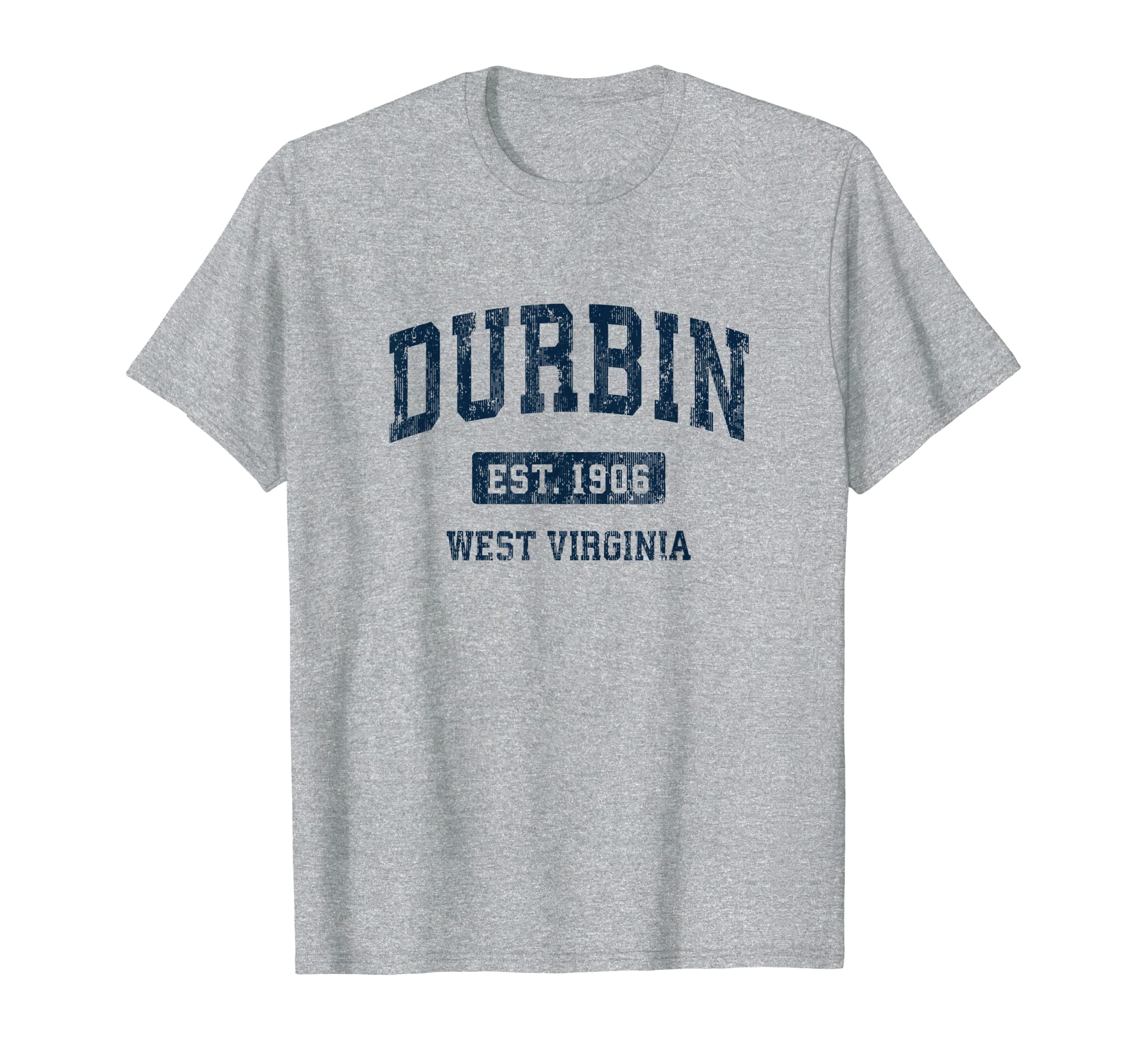 Durbin West Virginia Wv Athletic Sports T-Shirt - Novelty Apparel Men Women - T-Shirt, Sweatshirt, Hoodie