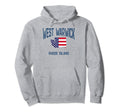 West Warwick Rhode Island Ri Athletic Hoodie - Trendy Graphic for Adults - T-Shirt, Sweatshirt, Hoodie