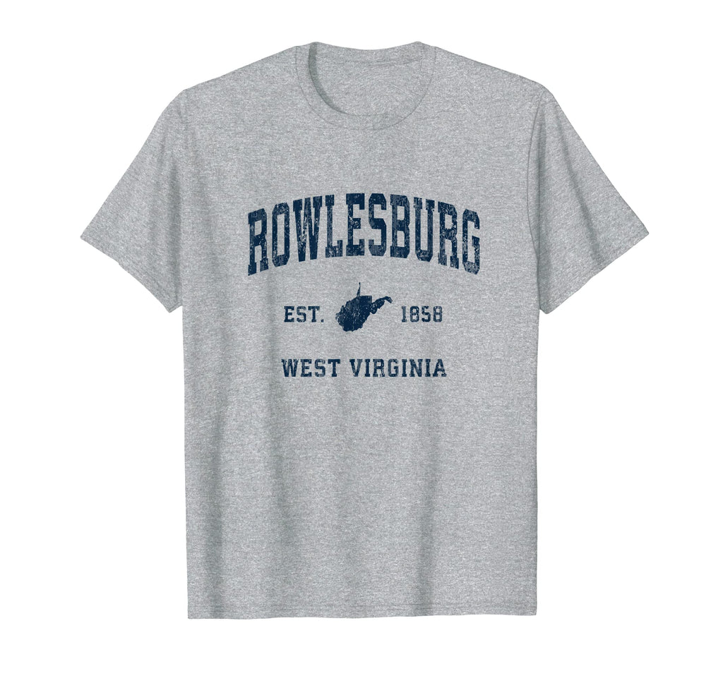 Rowlesburg West Virginia Wv Athletic T-Shirt - Unique Graphic for Adults - T-Shirt, Sweatshirt, Hoodie