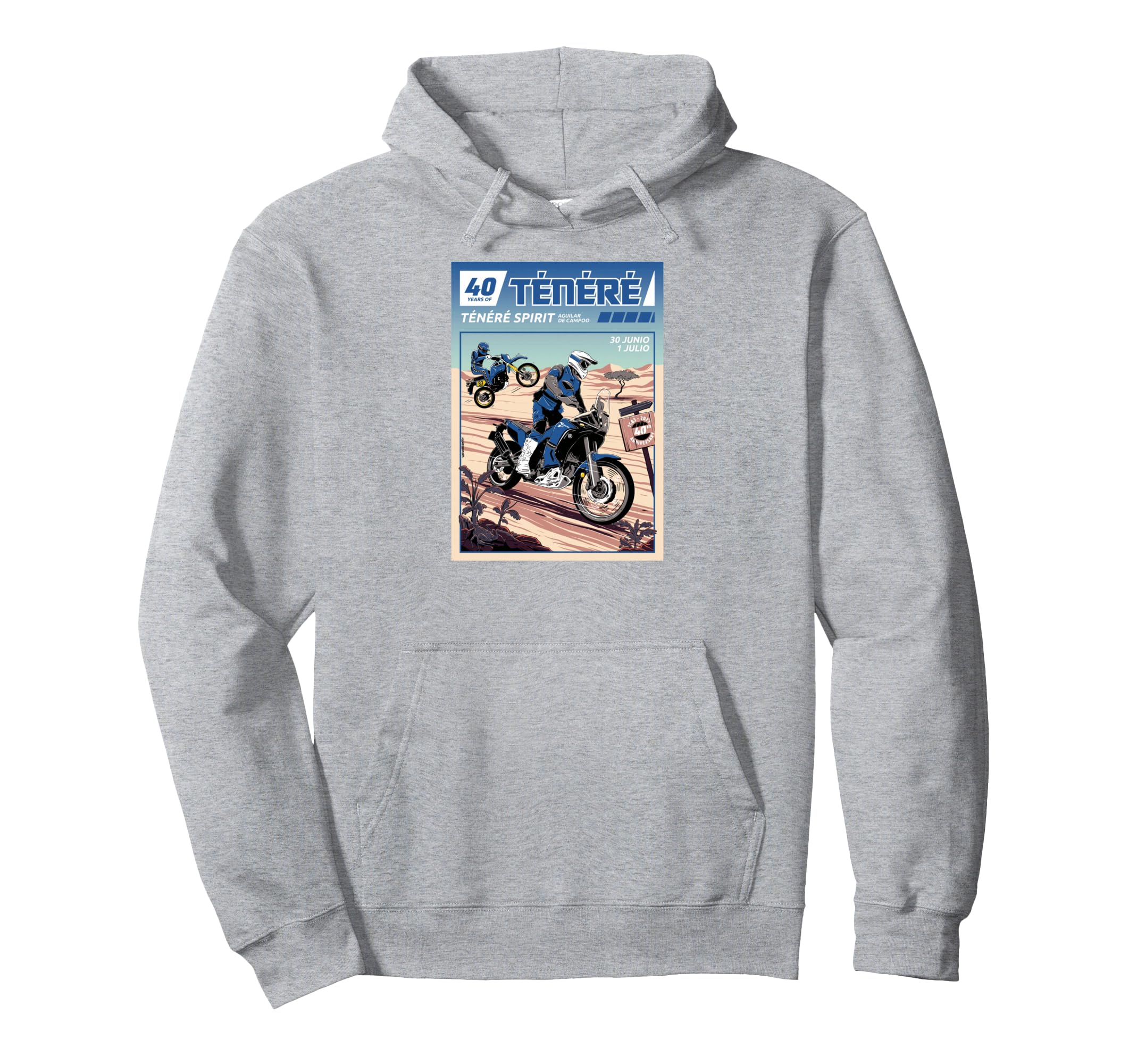 Tenere Adventure Bike Enduro Motorcycle Hoodie - Trendy Graphic Men Women - T-Shirt, Sweatshirt, Hoodie