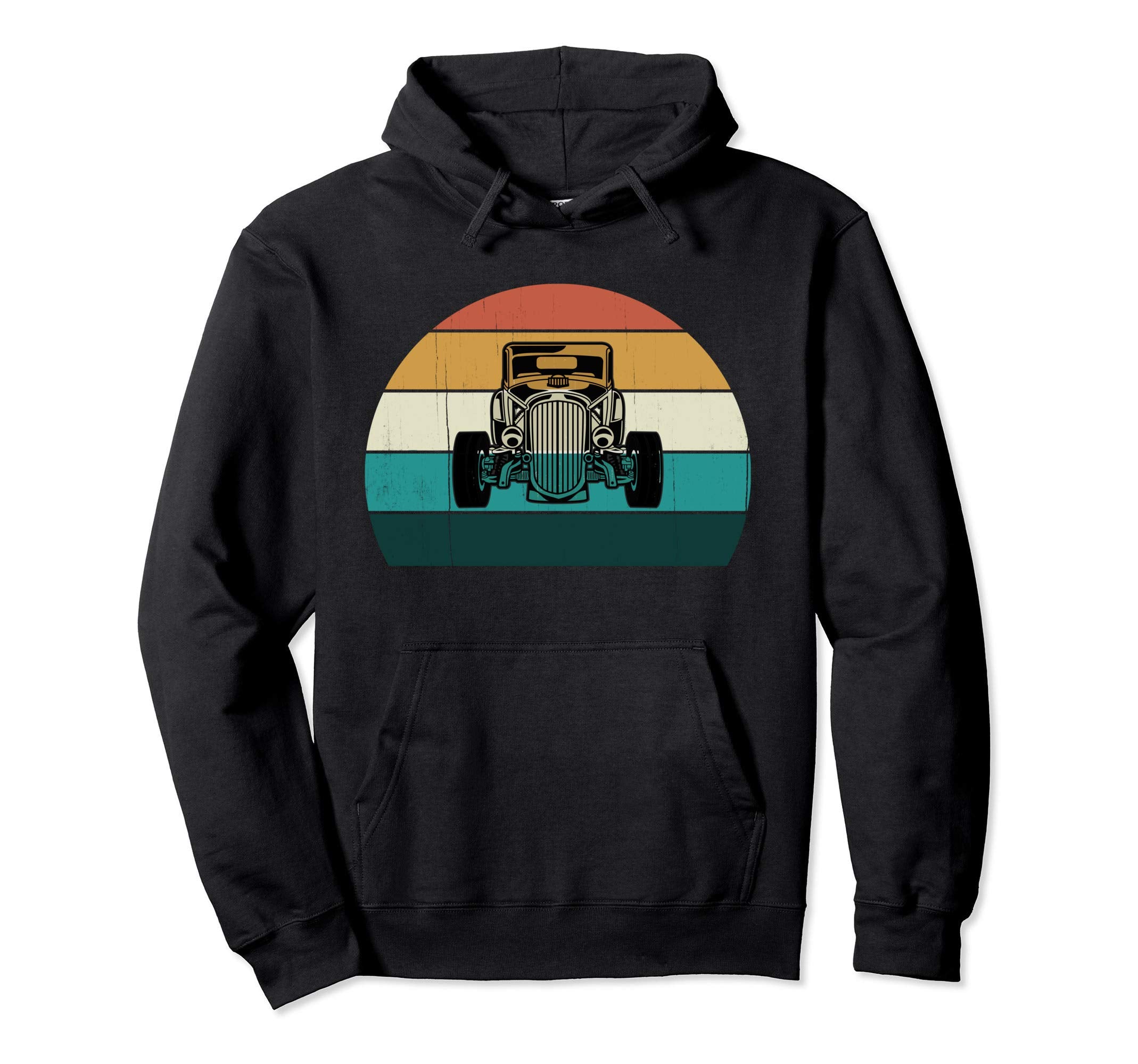 Hotrod Car Auto Muscle Cars Gift Hoodie - Casual Everyday Wear Men Women - T-Shirt, Sweatshirt, Hoodie