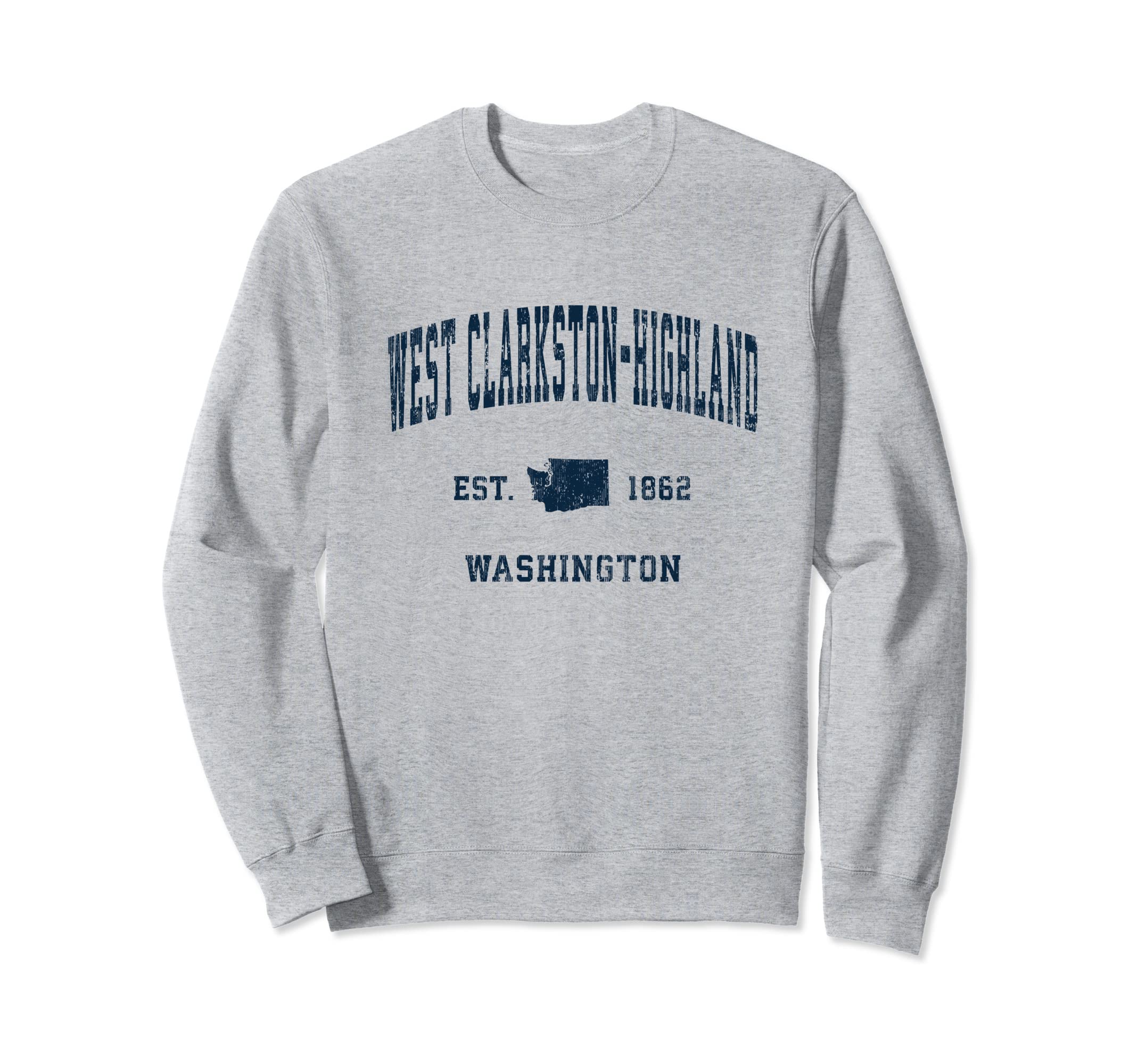 West Clarkston Highland Washington Sweatshirt - Custom Art Print Men Women - T-Shirt, Sweatshirt, Hoodie