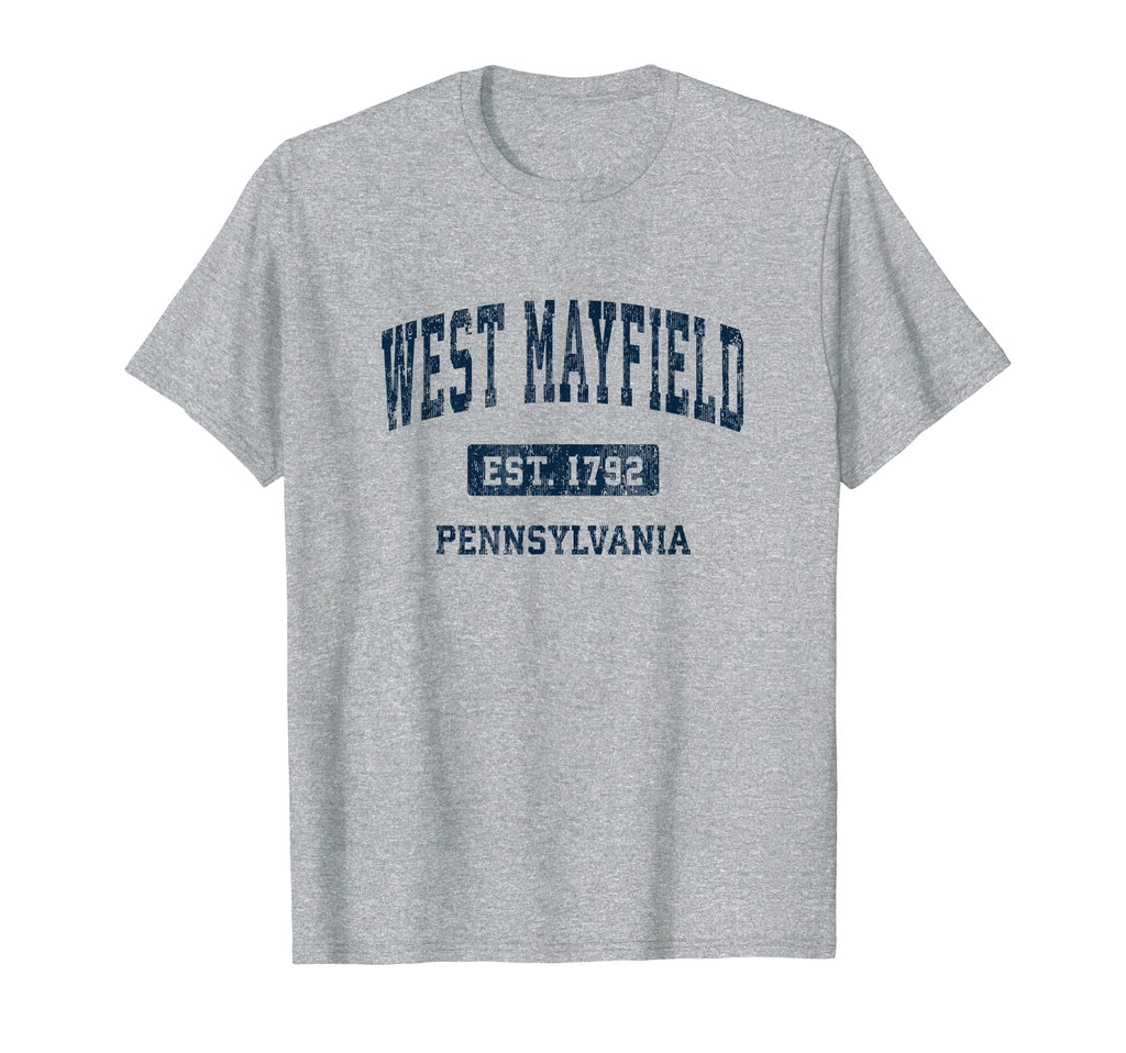 West Mayfield Pennsylvania Pa Athletic T-Shirt - Minimalist Print Unisex - T-Shirt, Sweatshirt, Hoodie