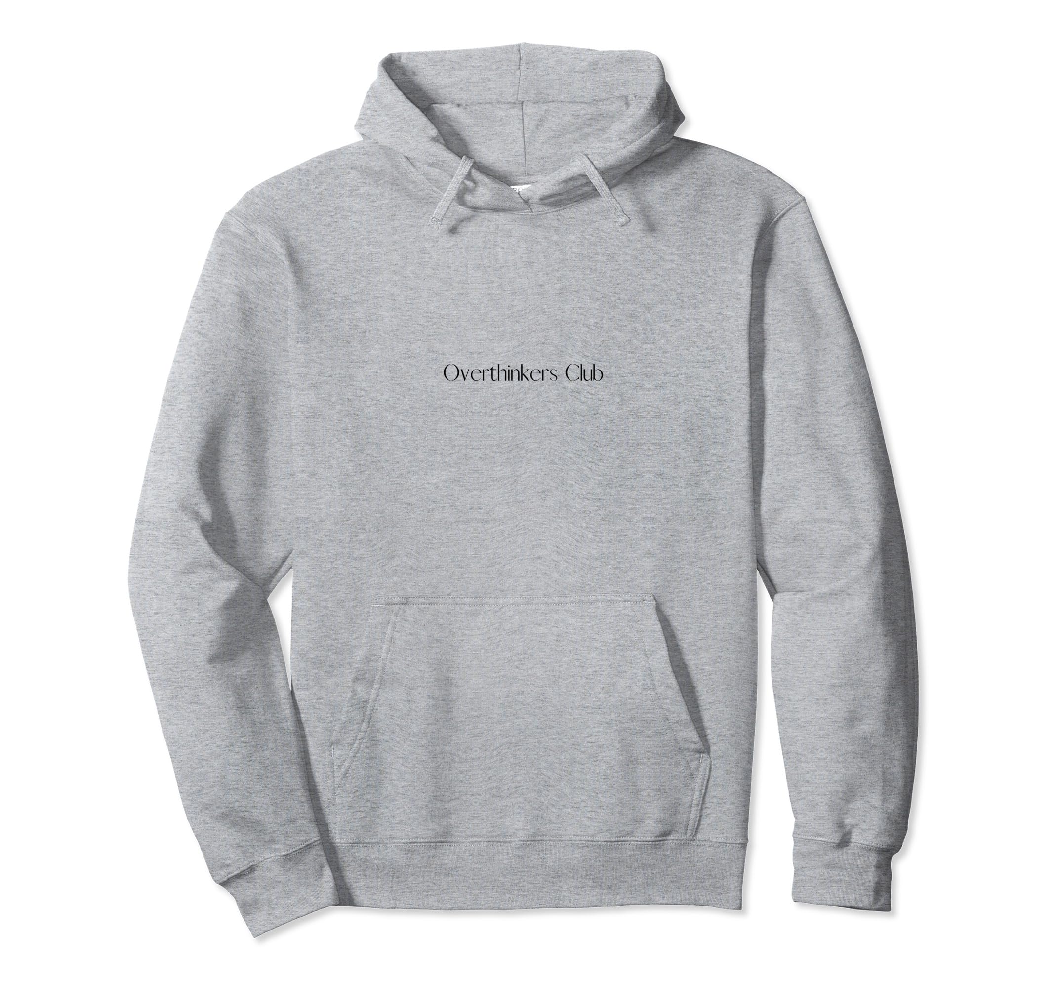 Overthinkers Club Hoodie - Minimalist Print Men Women - T-Shirt, Sweatshirt, Hoodie