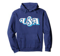 Usa Typography Patriotic 4Th July Hoodie - Casual Everyday Wear Unisex - T-Shirt, Sweatshirt, Hoodie