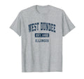 West Dundee Illinois Il Athletic Sports T-Shirt - Unique Graphic Unisex - T-Shirt, Sweatshirt, Hoodie