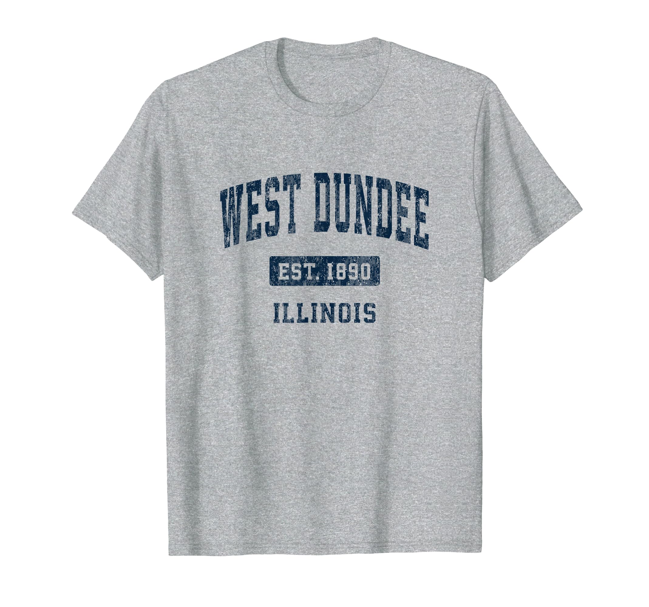 West Dundee Illinois Il Athletic Sports T-Shirt - Unique Graphic Unisex - T-Shirt, Sweatshirt, Hoodie