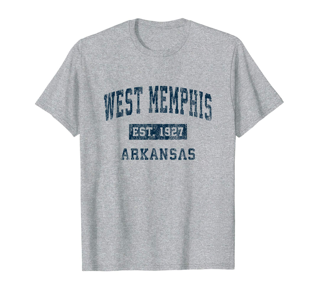 West Memphis Arkansas Ar Sports Navy T-Shirt - Unique Graphic for Adults - T-Shirt, Sweatshirt, Hoodie