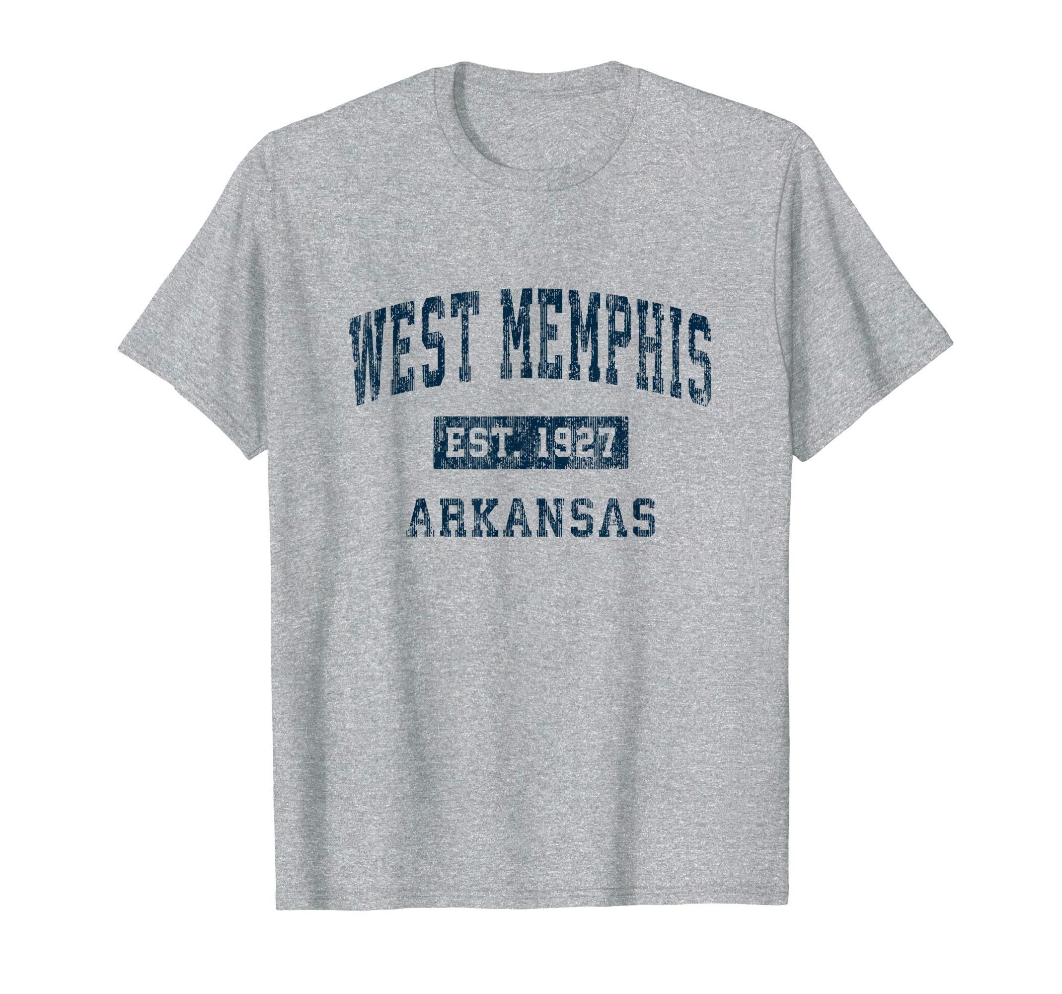 West Memphis Arkansas Ar Sports Navy T-Shirt - Unique Graphic for Adults - T-Shirt, Sweatshirt, Hoodie