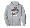 Motorcycle Biker Dad Biker Dad Hoodie - Graphic Print for Adults - T-Shirt, Sweatshirt, Hoodie