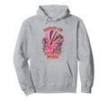 Groovy Western Rodeo Guitar Raised Hoodie - Graphic Print Men Women - T-Shirt, Sweatshirt, Hoodie