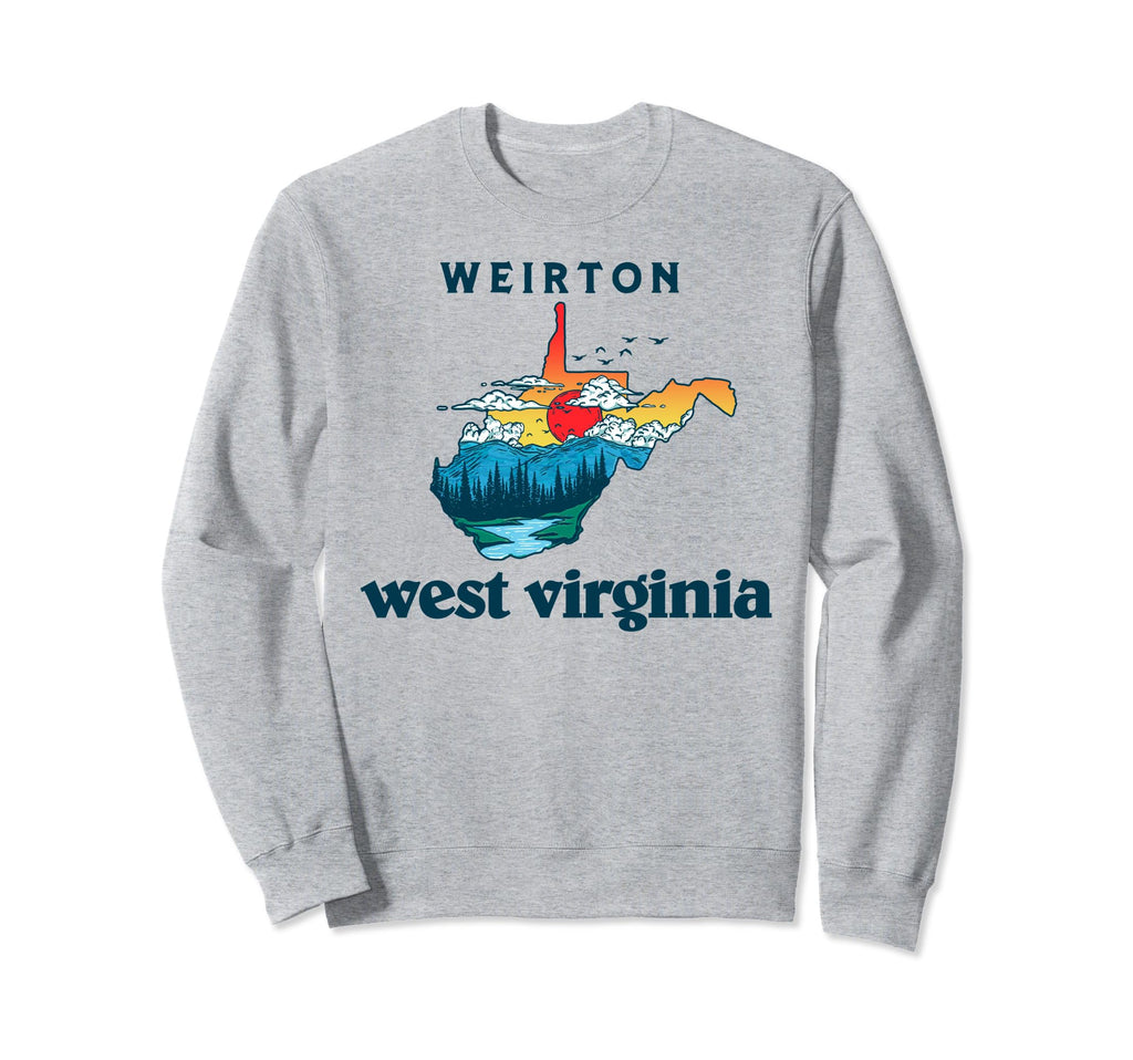Weirton West Virginia Outdoors Sweatshirt - Trendy Graphic Men Women - T-Shirt, Sweatshirt, Hoodie