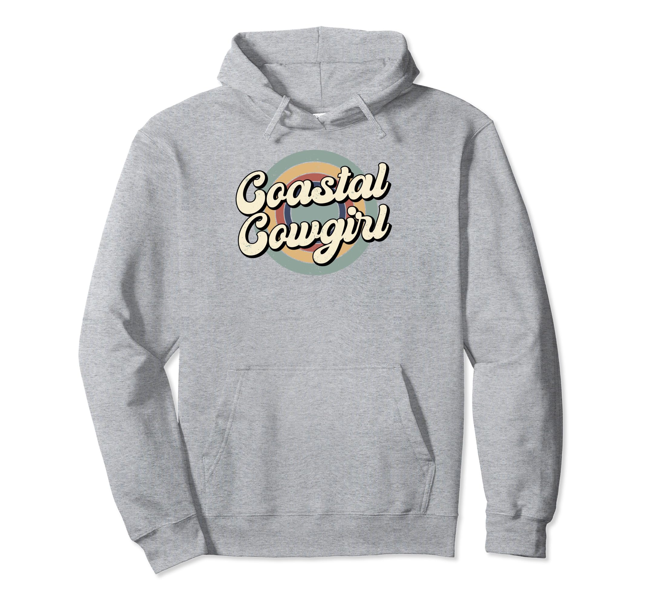 Coastal Cowgirl Country Farm And Hoodie - Fun Novelty Design for Adults - T-Shirt, Sweatshirt, Hoodie