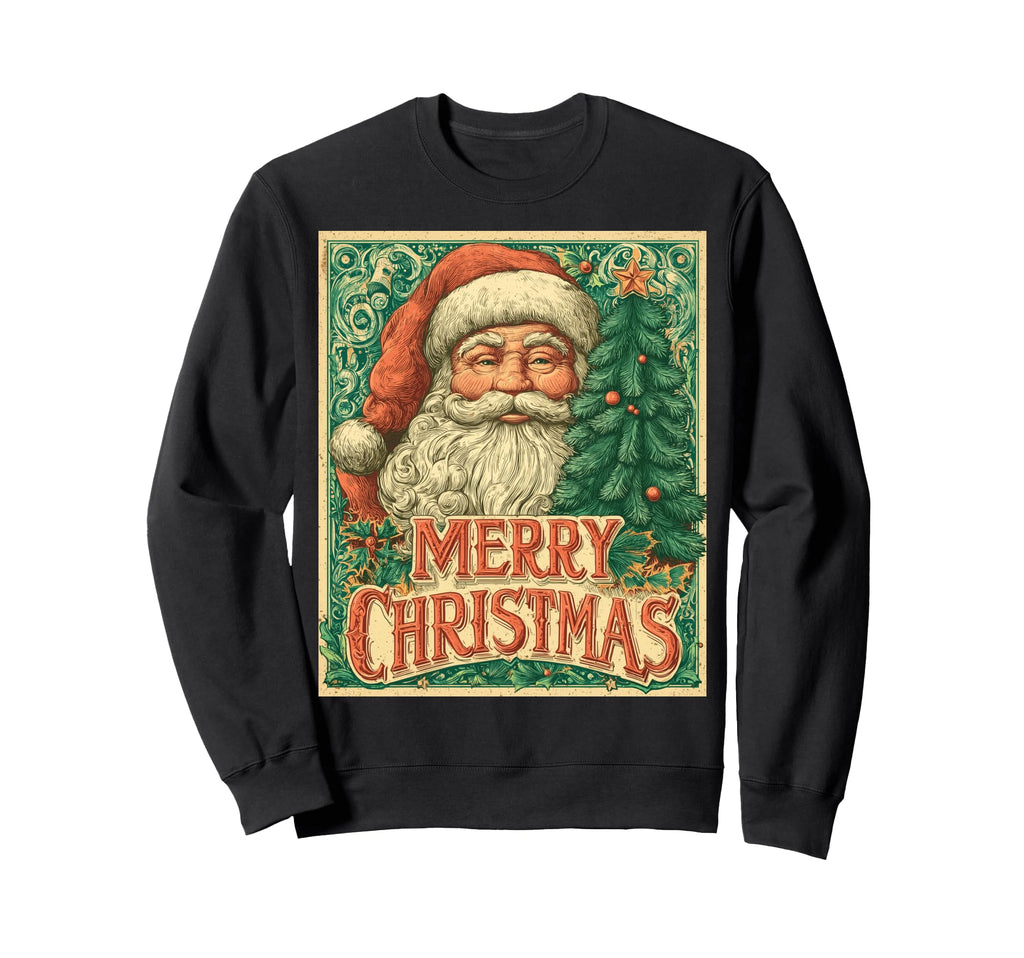 Santa Claus Sweatshirt - Unique Graphic Unisex - T-Shirt, Sweatshirt, Hoodie