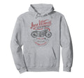 Trendy Iron Wheels Motorcycles San Hoodie - Fun Novelty Design Men Women - T-Shirt, Sweatshirt, Hoodie