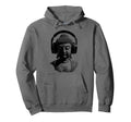 Buddha Headphones Mindfulness Music Boho Hoodie - Unique Graphic Unisex - T-Shirt, Sweatshirt, Hoodie