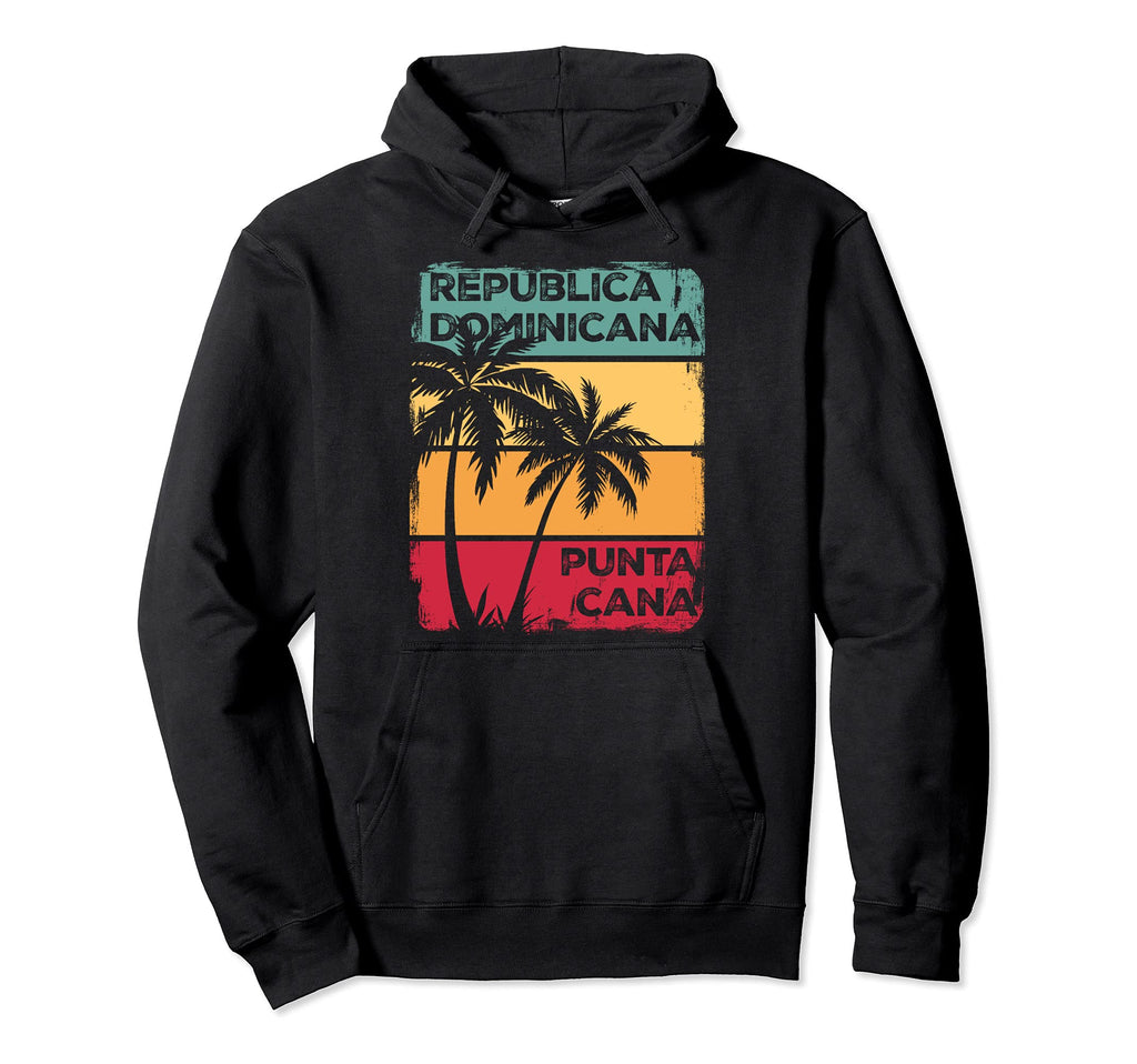 Punta Cana Republica Dominicana 70S Hoodie - Custom Art Print Unisex - T-Shirt, Sweatshirt, Hoodie