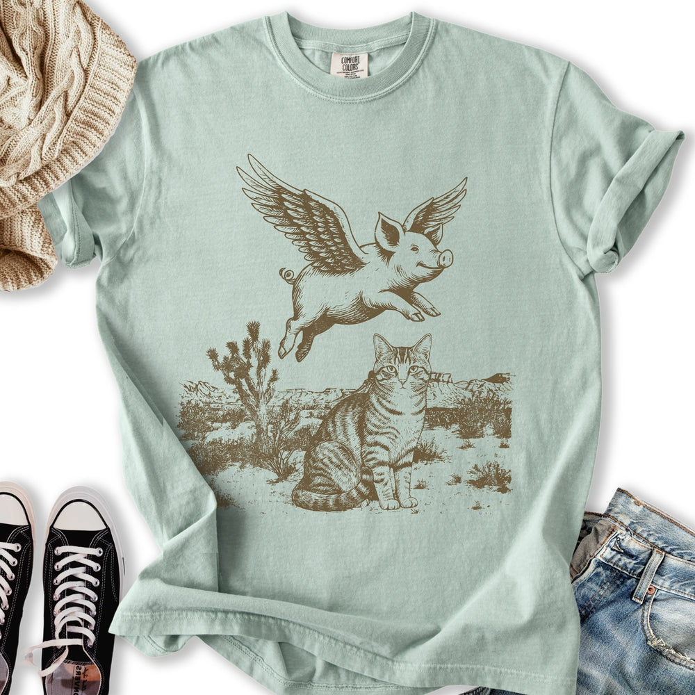 Pigs Fly - Adult & Kids T-Shirts, Sweatshirts & Hoodies apparel design preview 2